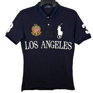 Polo Ralph Lauren Big Pony Los Angeles Polo Shirt Navy M